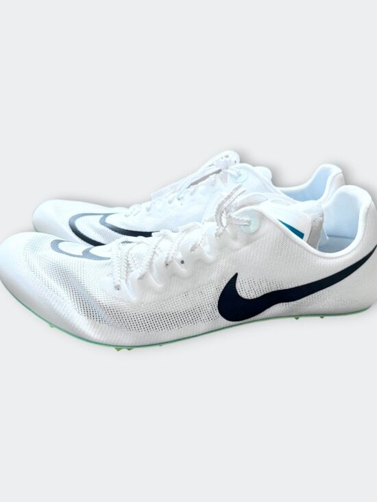 NWOT Nike Zoom Ja Fly 4 White Bright Spruce Track Spikes Men’s Size 10.5 main image 9